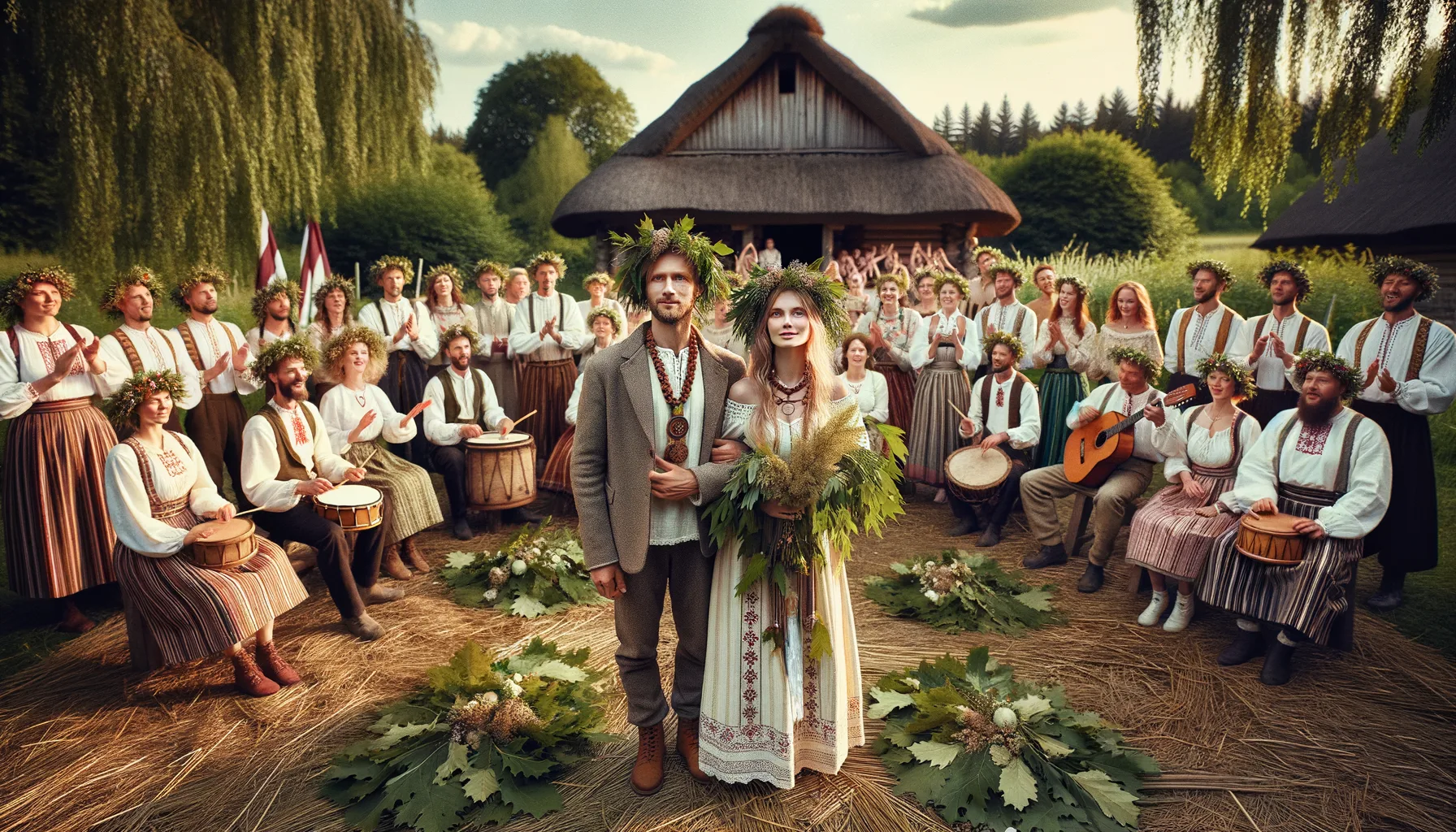 Mariage en Lettonie — tradition locale