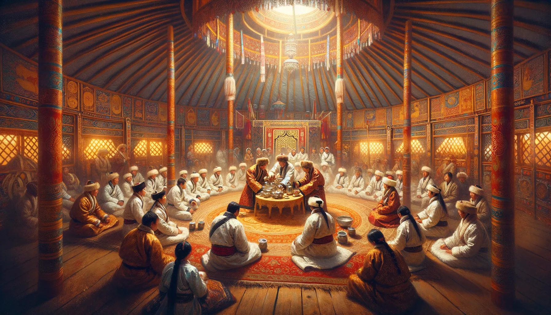 Mariage en Mongolie — tradition locale